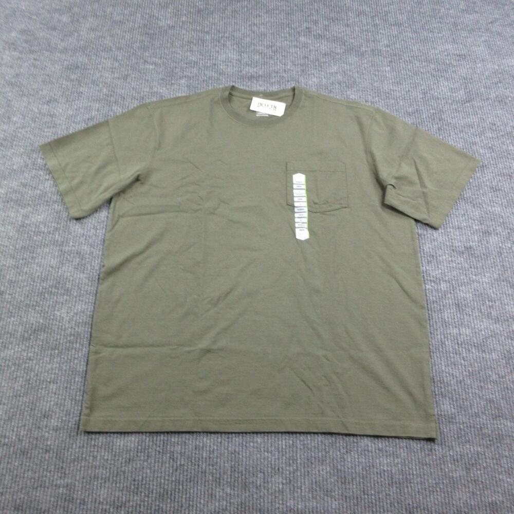 Duluth Trading Shirt Mens XL Green Short Sleeve Relaxed Fit Pocket Tee NWT